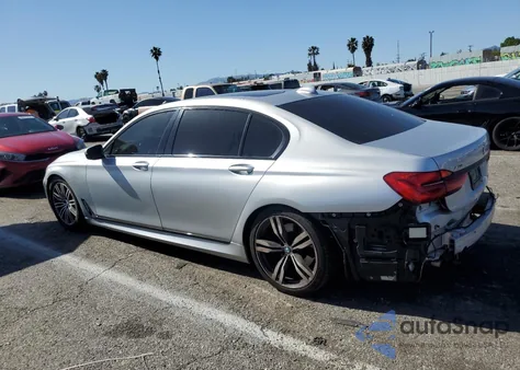 2016 BMW 750 Xi из США, поврежденный, VIN WBA7F2C54GG417202